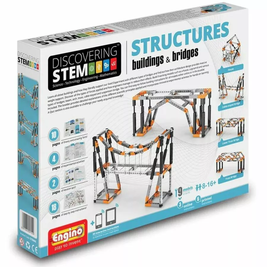 Engino - Discovering STEM: Structures Building And Bridges 3 Engino - Discovering STEM: Structures Building And Bridges