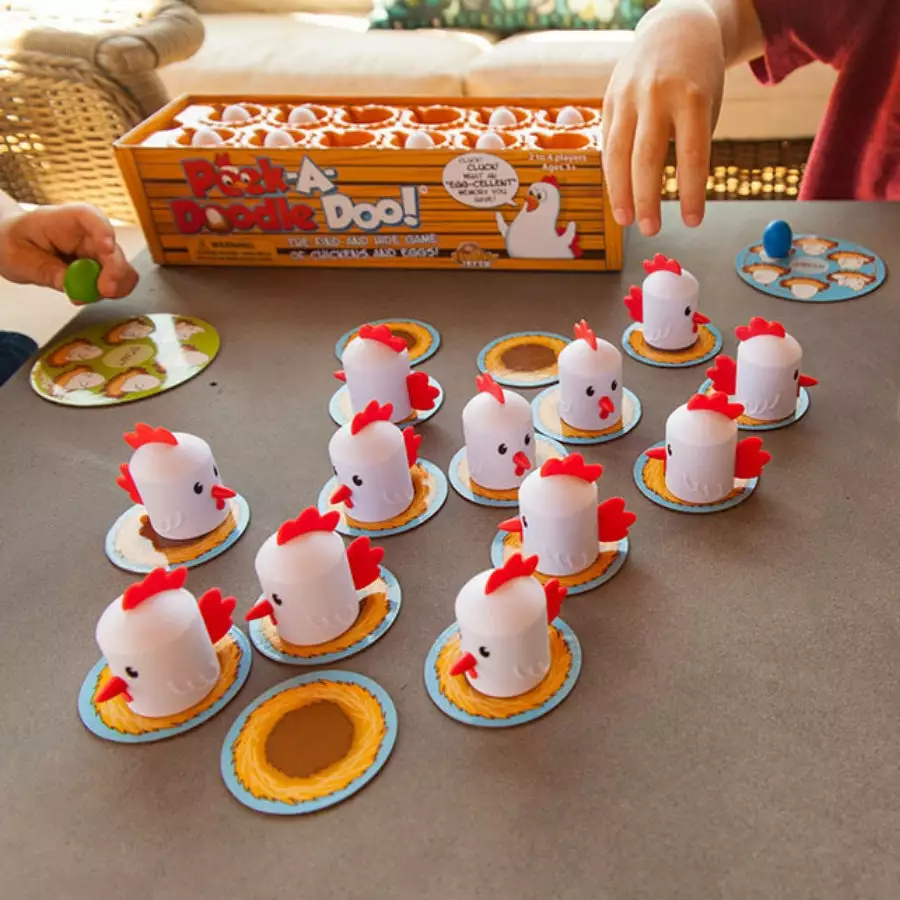 Fat Brain Toy Co - Peek-A-Doodle-Doo Game 6 Fat Brain Toy Co - Peek-A-Doodle-Doo Game - Image 4