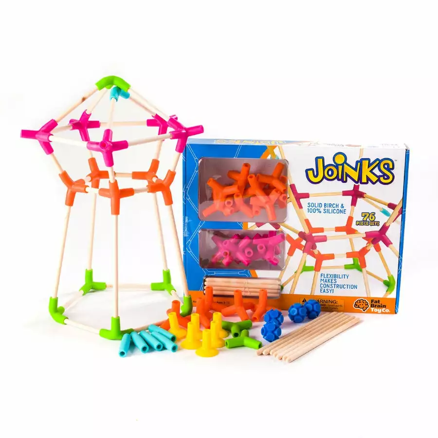 Fat Brain Toy Co Fat Brain Toys - Joinks Construction Set 76 Piece 3 Fat Brain Toy Co Fat Brain Toys - Joinks Construction Set 76 Piece