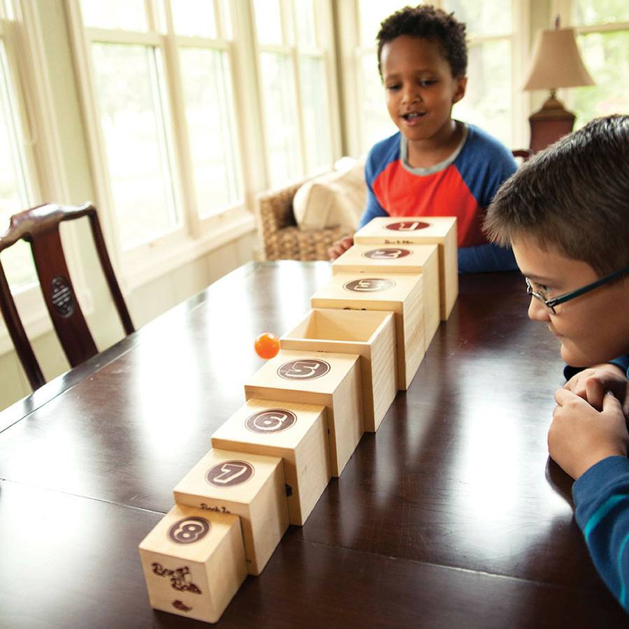 Fat Brain Toy Co Fat Brain Toys - Box And Balls Stacking And Nesting Game 7 Fat Brain Toy Co Fat Brain Toys - Box And Balls Stacking And Nesting Game - Image 5