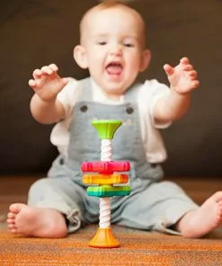 Fat Brain Toy Co Fat Brain Toys Co - MiniSpinny Sensory Baby Toy 10 Fat Brain Toy Co Fat Brain Toys Co - MiniSpinny Sensory Baby Toy -Educational Toys Shop FA 134 1 Fat Brain Toy Co Mini Spinny 1 1024x1024