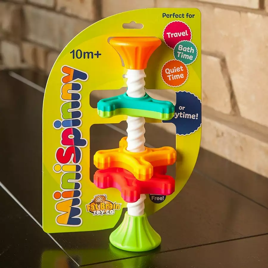 Fat Brain Toy Co Fat Brain Toys Co - MiniSpinny Sensory Baby Toy 5 Fat Brain Toy Co Fat Brain Toys Co - MiniSpinny Sensory Baby Toy - Image 3