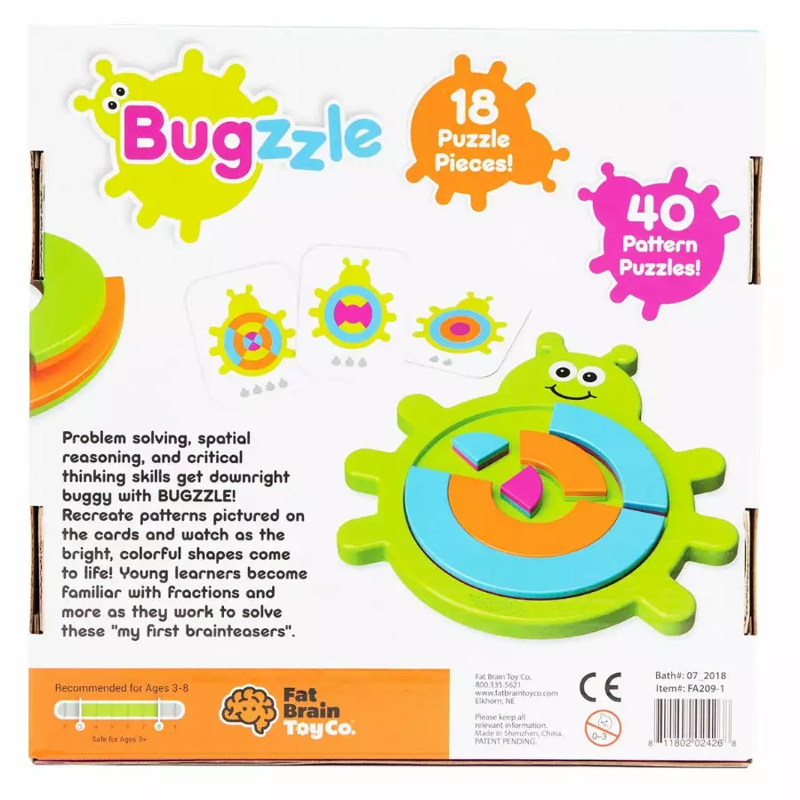 Fat Brain Toy Co Fat Brain Toys - Bugzzle Puzzle 5 Fat Brain Toy Co Fat Brain Toys - Bugzzle Puzzle - Image 3