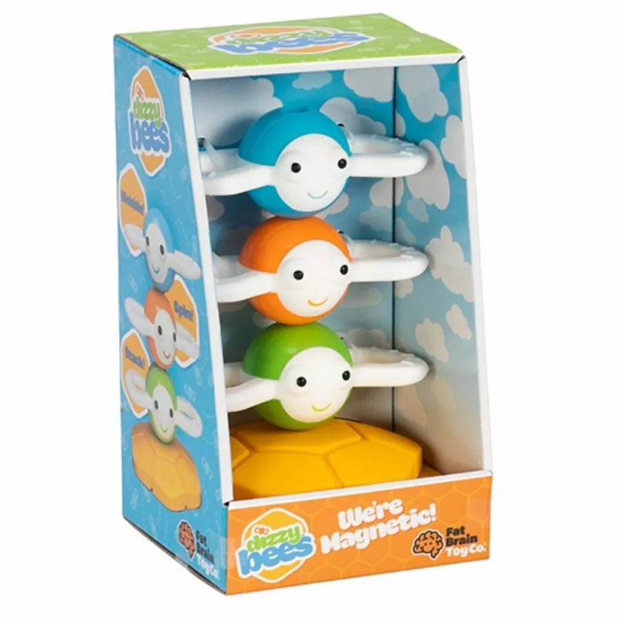 Fat Brain Toy Co - Dizzy Bees Magnetic Stacking Toy 3 Fat Brain Toy Co - Dizzy Bees Magnetic Stacking Toy