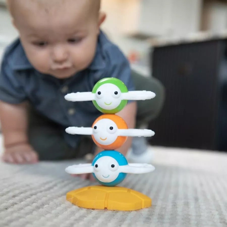 Fat Brain Toy Co - Dizzy Bees Magnetic Stacking Toy 4 Fat Brain Toy Co - Dizzy Bees Magnetic Stacking Toy - Image 2