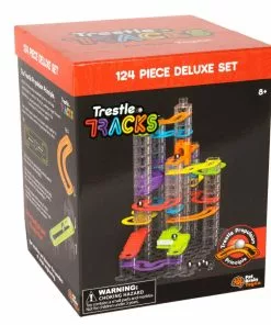 Fat Brain Toy Co - Trestle Tracks Deluxe Set Marble Run