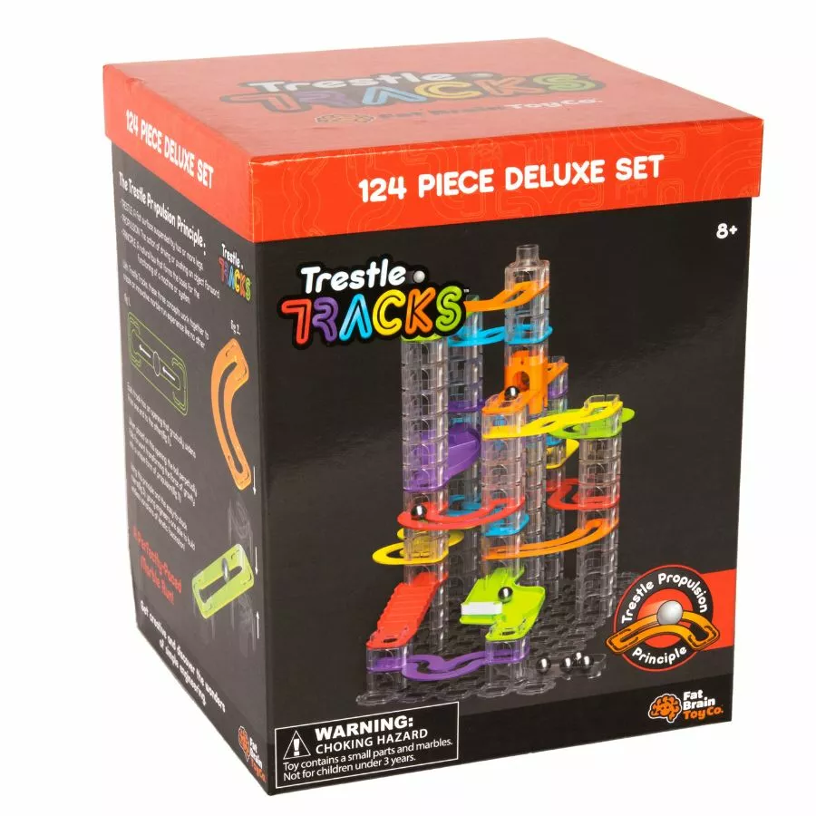 Fat Brain Toy Co - Trestle Tracks Deluxe Set Marble Run 3 Fat Brain Toy Co - Trestle Tracks Deluxe Set Marble Run