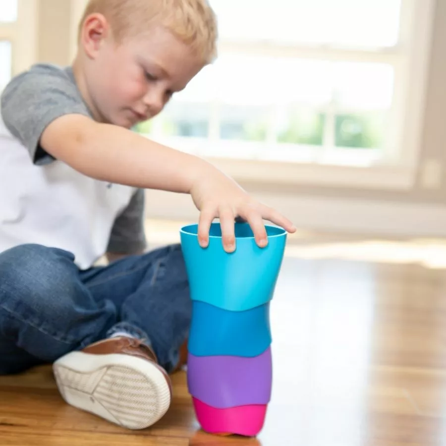 Fat Brain Toy Co - SpiroKu Stacking And Nesting Toy 12 Fat Brain Toy Co - SpiroKu Stacking And Nesting Toy - Image 10