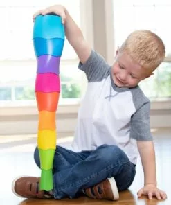 Fat Brain Toy Co - SpiroKu Stacking And Nesting Toy