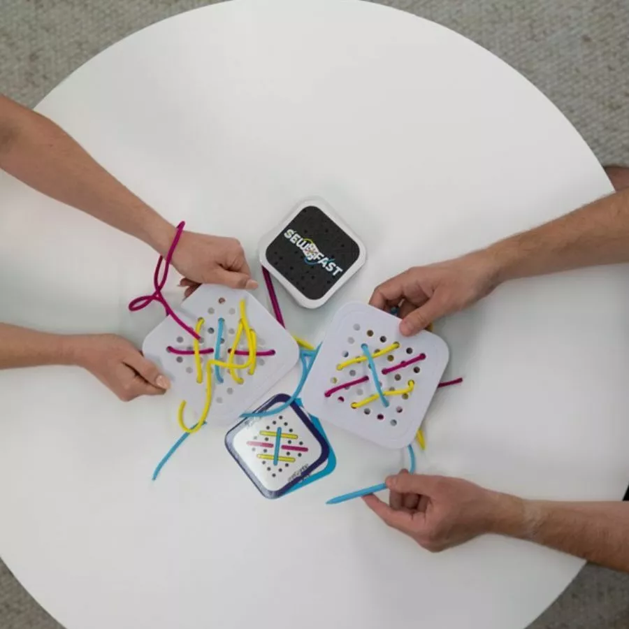 Fat Brain Toy Co - Sew Fast Threading Game 6 Fat Brain Toy Co - Sew Fast Threading Game - Image 4