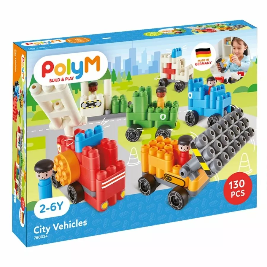 Poly M PolyM - City Vehicles Construction Kit 3 Poly M PolyM - City Vehicles Construction Kit