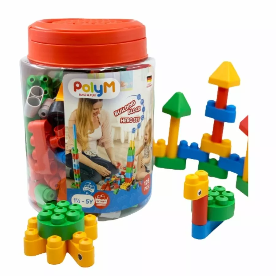 Poly M PolyM - Build And Play: Experience Set 128 Pieces 3 Poly M PolyM - Build And Play: Experience Set 128 Pieces