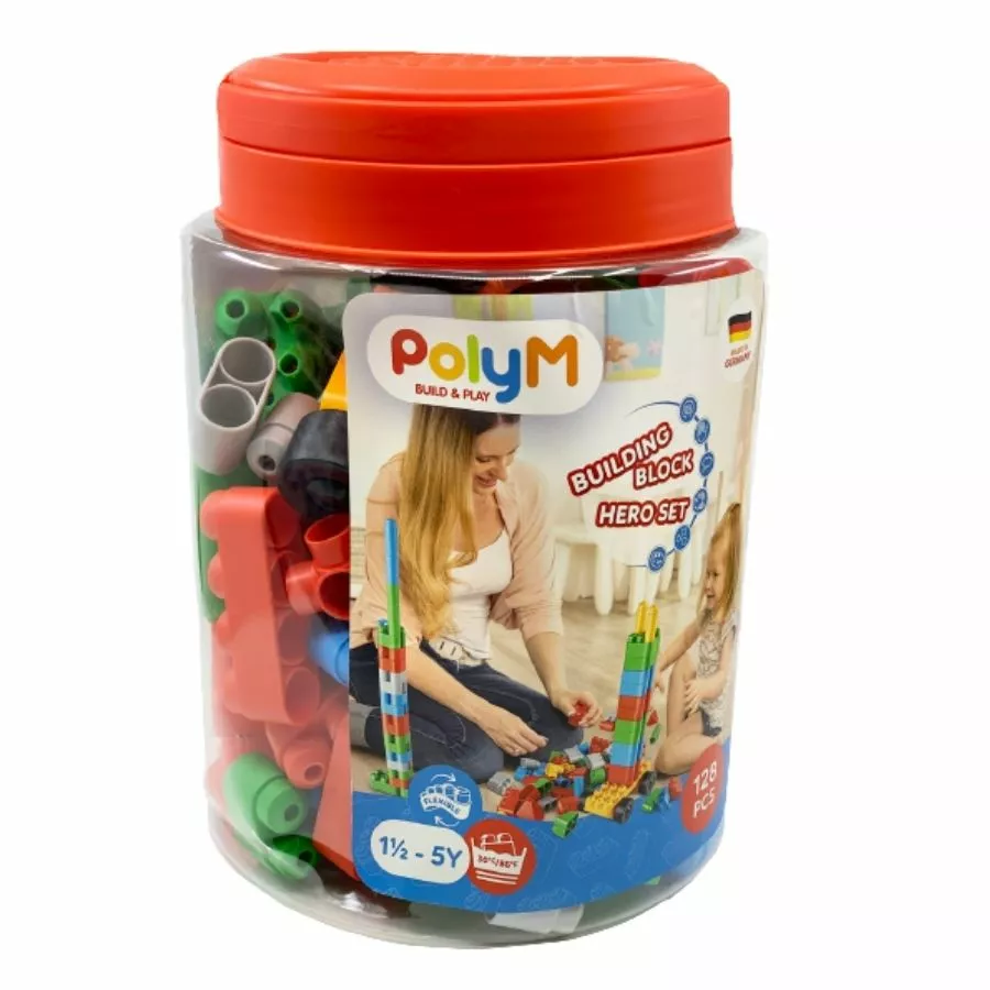 Poly M PolyM - Build And Play: Experience Set 128 Pieces 4 Poly M PolyM - Build And Play: Experience Set 128 Pieces - Image 2
