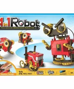 Johnco - 4 In 1 Educational Motorized Robot Kit