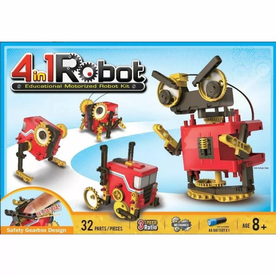 Johnco - 4 In 1 Educational Motorized Robot Kit 3 Johnco - 4 In 1 Educational Motorized Robot Kit