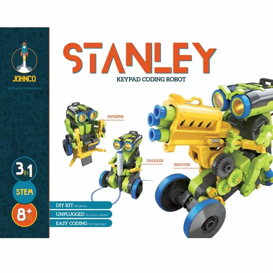 JOHNCO - Stanley: 3-In-1 Keypad Coding Robot 3 JOHNCO - Stanley: 3-In-1 Keypad Coding Robot