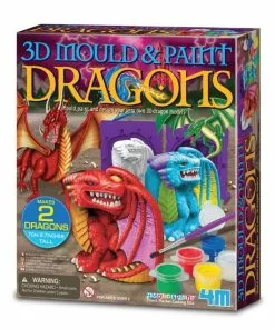 4M Toys - 3D Mould And Paint Dragons