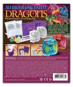 4M Toys - 3D Mould And Paint Dragons 7 4M Toys - 3D Mould And Paint Dragons -Educational Toys Shop FSG4783 4MToys3DMouldandPaintDragons 2 1024x1024