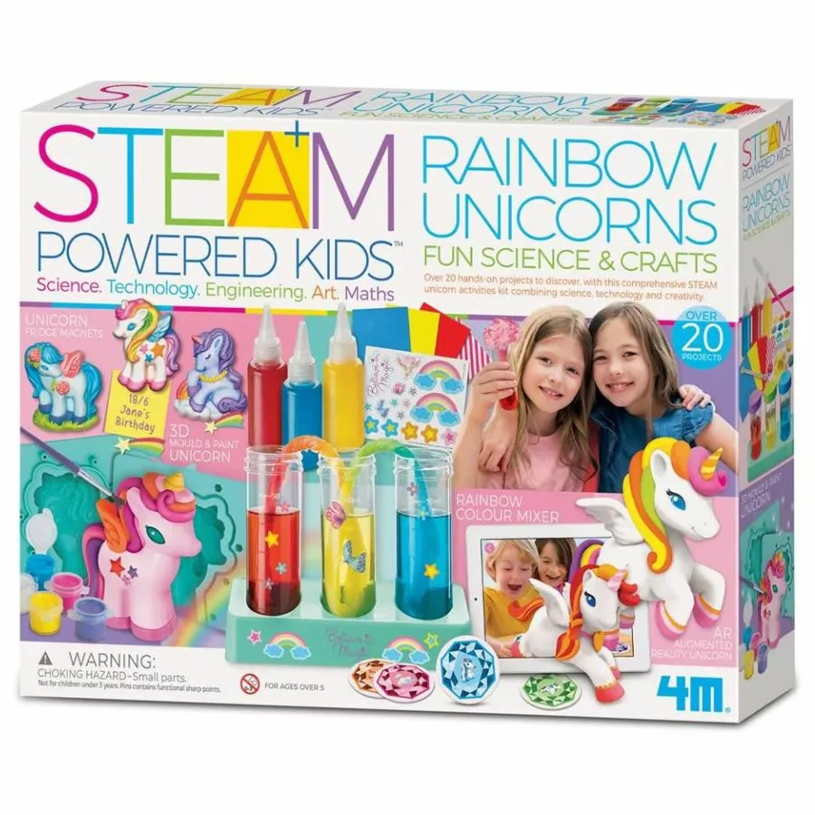4M - STEAM Powered Kids: Rainbow Unicorns Fun Science And Crafts 3 4M - STEAM Powered Kids: Rainbow Unicorns Fun Science And Crafts