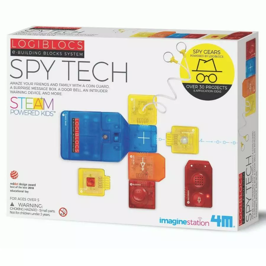 4M - Logicblocs E-Building Blocks System: Spy Tech 3 4M - Logicblocs E-Building Blocks System: Spy Tech