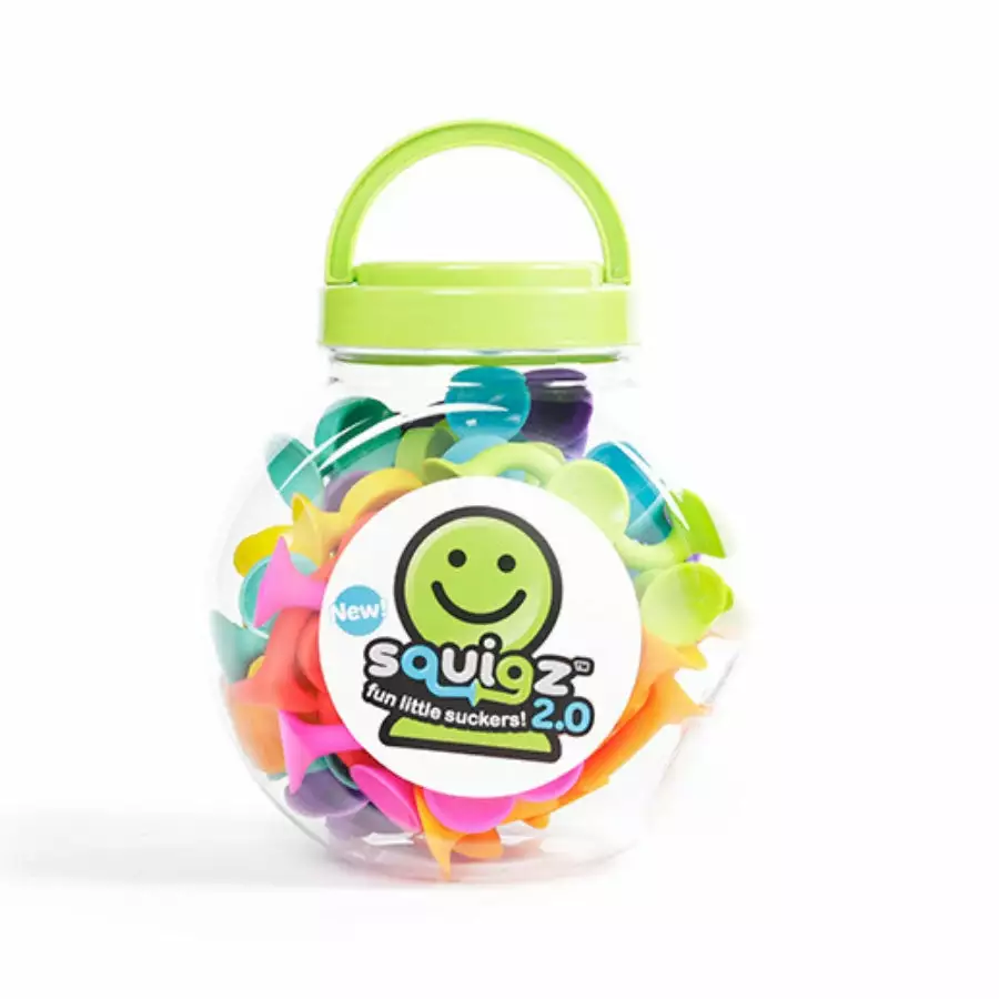 Fat Brain Toy Co Fat Brain Toys - Squigz 2.0 (36 Pieces) 4 Fat Brain Toy Co Fat Brain Toys - Squigz 2.0 (36 Pieces) - Image 2