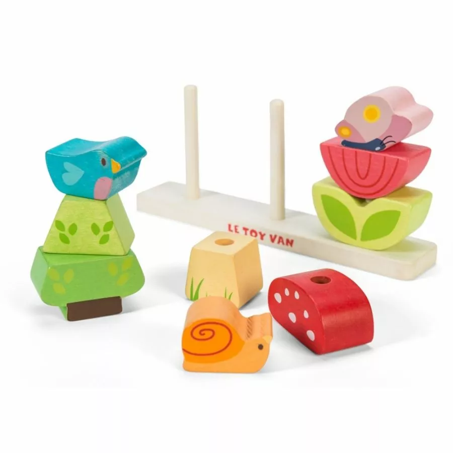 Le Toy Van - Petilou My Stacking Garden 4 Le Toy Van - Petilou My Stacking Garden - Image 2