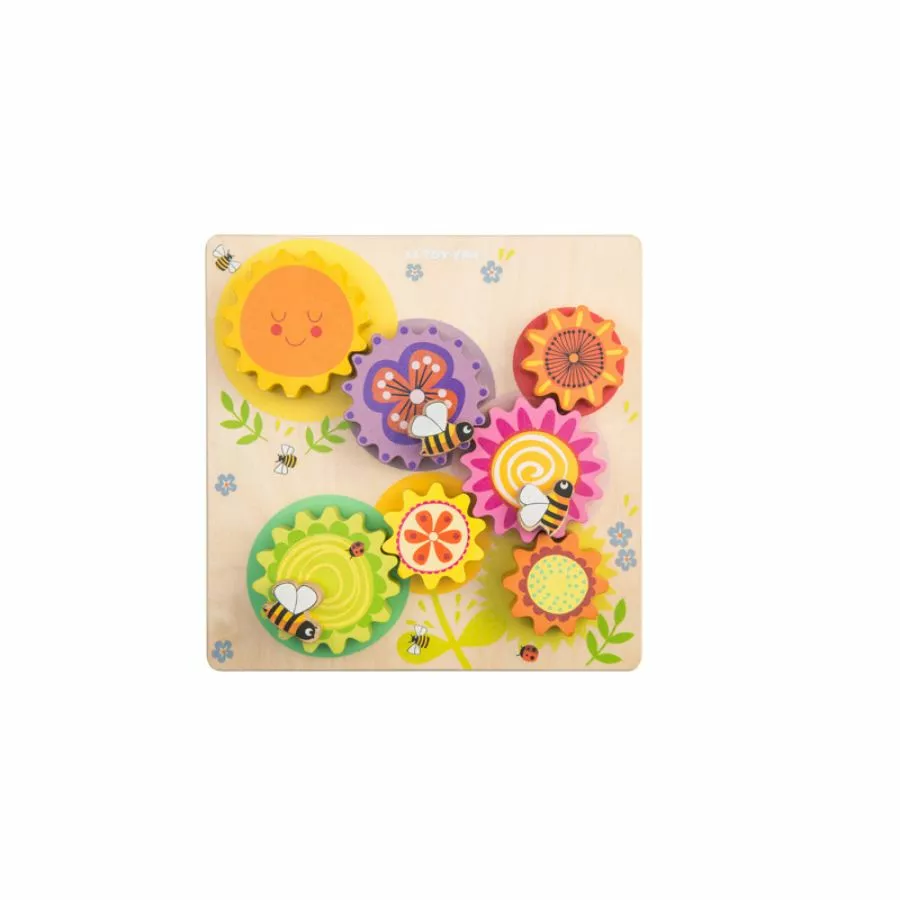 Le Toy Van - Petilou Gears & Cogs Busy Bee Learning Puzzle 4 Le Toy Van - Petilou Gears & Cogs Busy Bee Learning Puzzle - Image 2