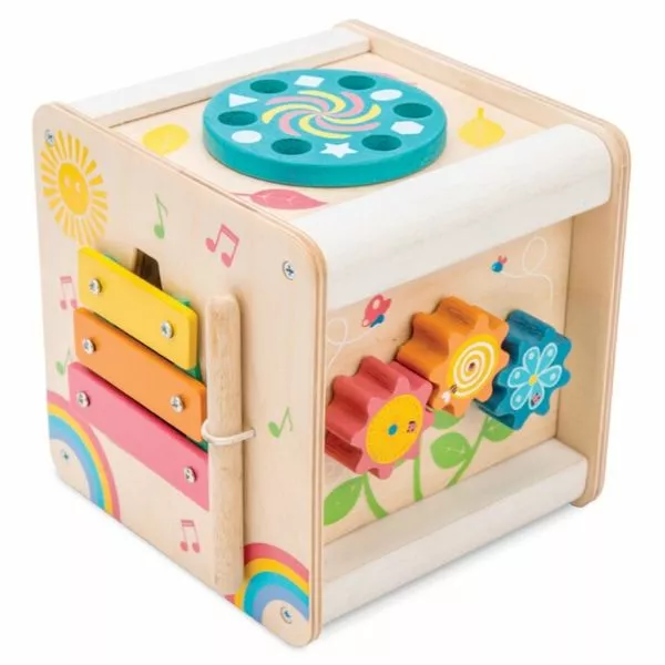 Le Toy Van - Petilou Petit Wooden Activity Cube 3 Le Toy Van - Petilou Petit Wooden Activity Cube