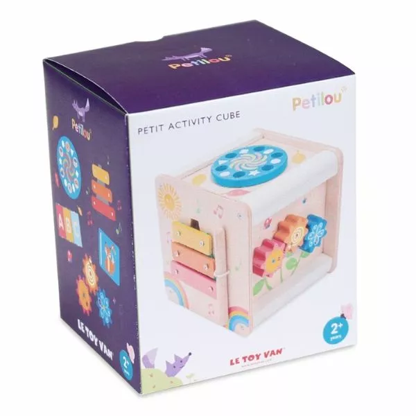 Le Toy Van - Petilou Petit Wooden Activity Cube 6 Le Toy Van - Petilou Petit Wooden Activity Cube - Image 4