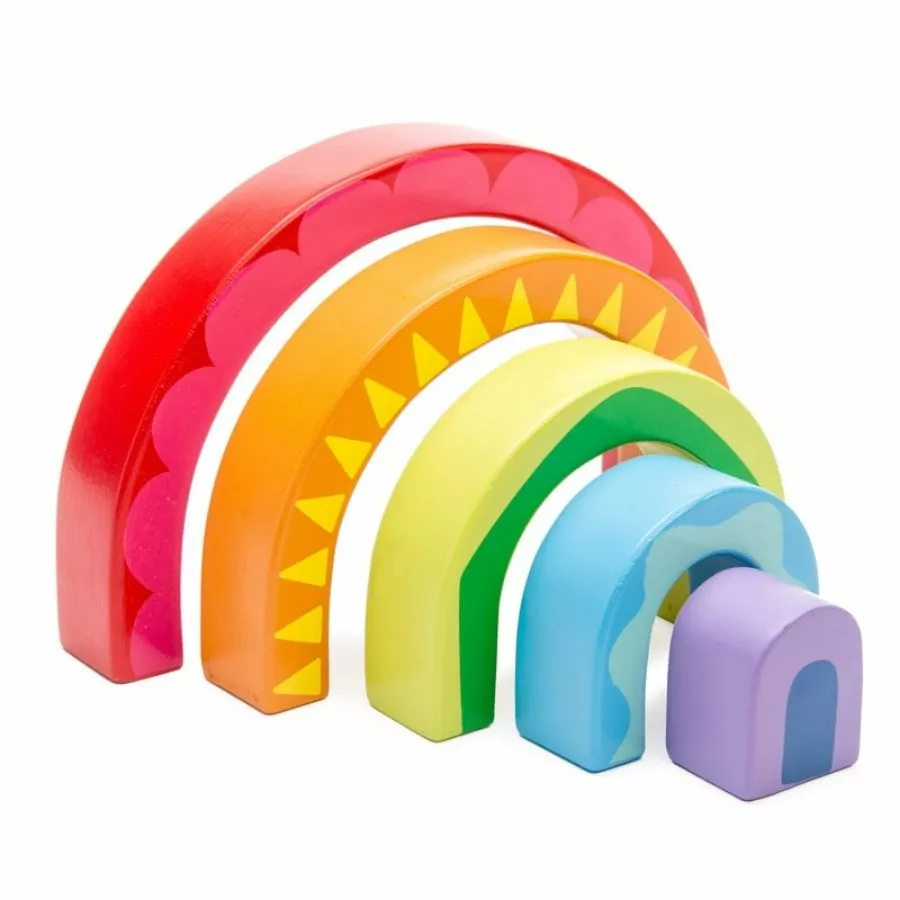 Le Toy Van - Petilou Rainbow Tunnel Wooden Toy 3 Le Toy Van - Petilou Rainbow Tunnel Wooden Toy