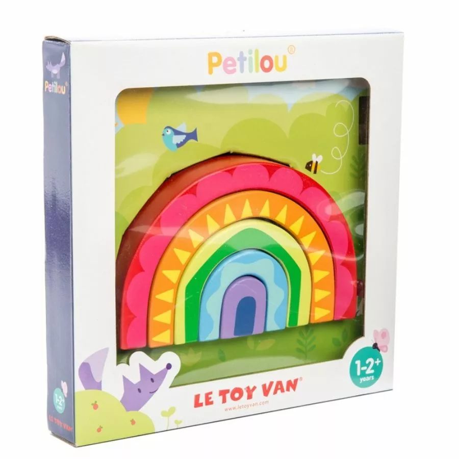 Le Toy Van - Petilou Rainbow Tunnel Wooden Toy 4 Le Toy Van - Petilou Rainbow Tunnel Wooden Toy - Image 2