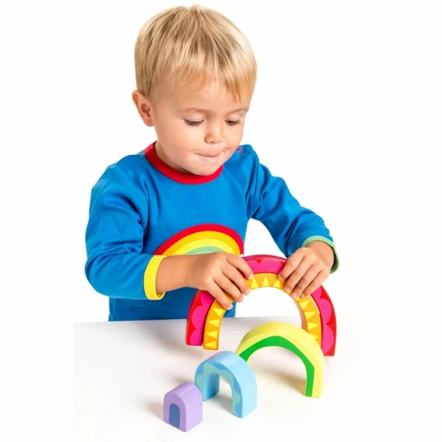 Le Toy Van - Petilou Rainbow Tunnel Wooden Toy 7 Le Toy Van - Petilou Rainbow Tunnel Wooden Toy - Image 5