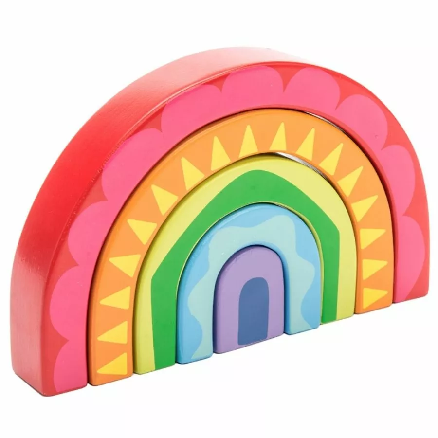 Le Toy Van - Petilou Rainbow Tunnel Wooden Toy 5 Le Toy Van - Petilou Rainbow Tunnel Wooden Toy - Image 3