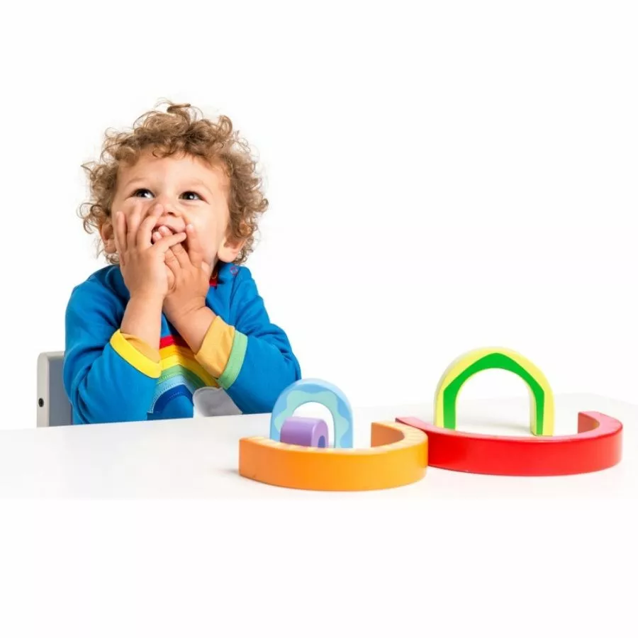 Le Toy Van - Petilou Rainbow Tunnel Wooden Toy 8 Le Toy Van - Petilou Rainbow Tunnel Wooden Toy - Image 6