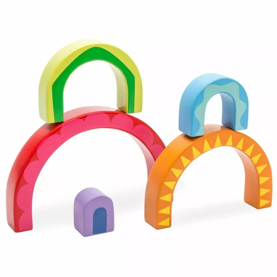 Le Toy Van - Petilou Rainbow Tunnel Wooden Toy 6 Le Toy Van - Petilou Rainbow Tunnel Wooden Toy - Image 4