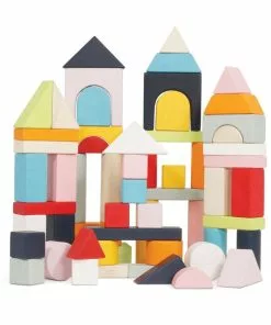 Le Toy Van - Petilou 60 Piece Building Blocks Set And Bag