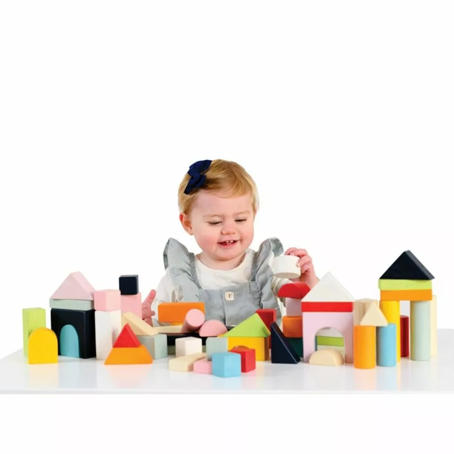 Le Toy Van - Petilou 60 Piece Building Blocks Set And Bag 5 Le Toy Van - Petilou 60 Piece Building Blocks Set And Bag - Image 3