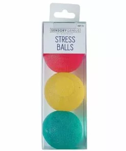 Sensory Genius By Mindware - Stress Balls Set Of 3 (Varied Resistance)