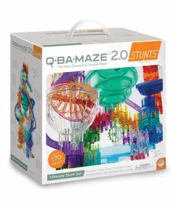 Mindware Games Mindware - Q-BA-MAZE 2.0: Ultimate Stunt Set Marble Run