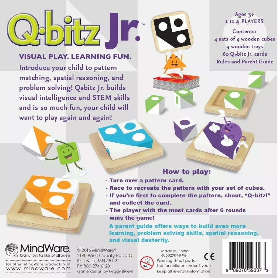 Mindware Games Mindware - Q-Bitz Junior Visual Learning Game 4 Mindware Games Mindware - Q-Bitz Junior Visual Learning Game - Image 2