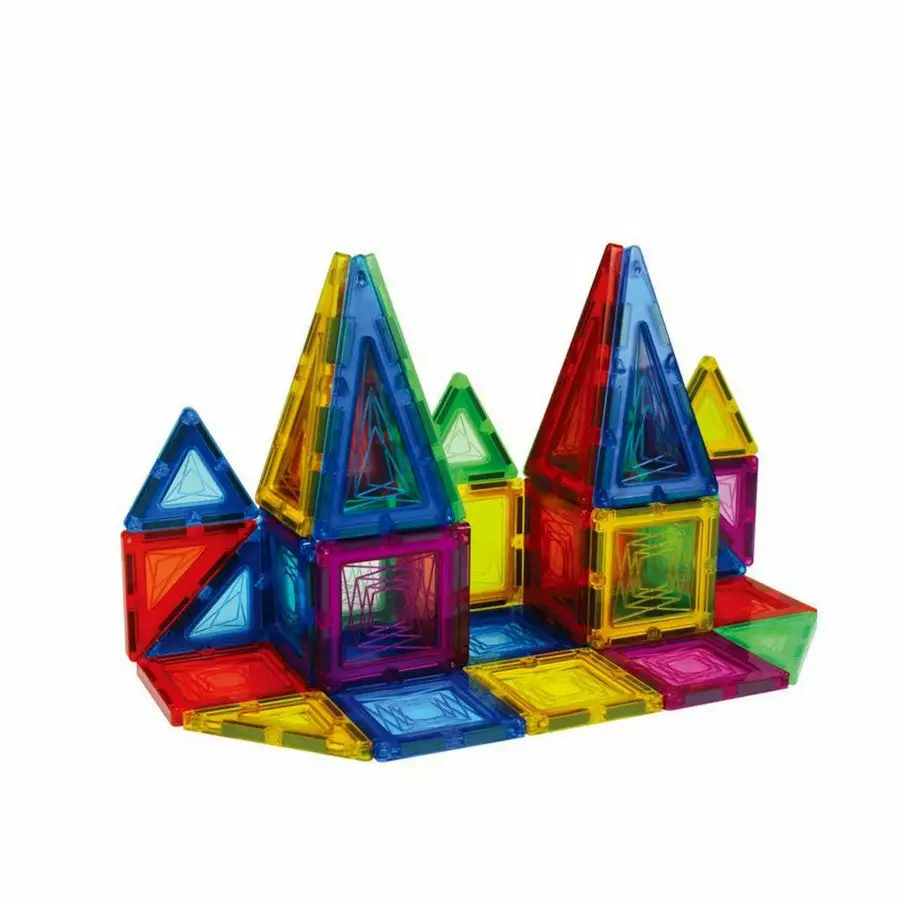 Popular Playthings - MagSnaps 100 Piece Magnetic Tile 4 Popular Playthings - MagSnaps 100 Piece Magnetic Tile - Image 2