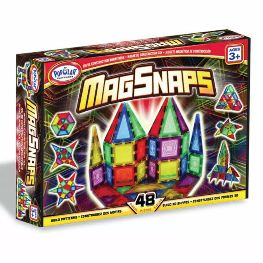Popular Playthings - MagSnaps 48 Piece Set 4 Popular Playthings - MagSnaps 48 Piece Set - Image 2