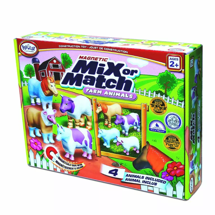 Popular Playthings - Magnetic Mix Or Match Farm Animals 2 3 Popular Playthings - Magnetic Mix Or Match Farm Animals 2