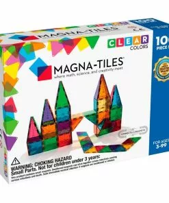 Magna-Tiles Magna Tiles Clear Colours 100 Piece
