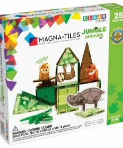Magna-Tiles: Jungle Animals 25 Piece Set Magnetic Tiles