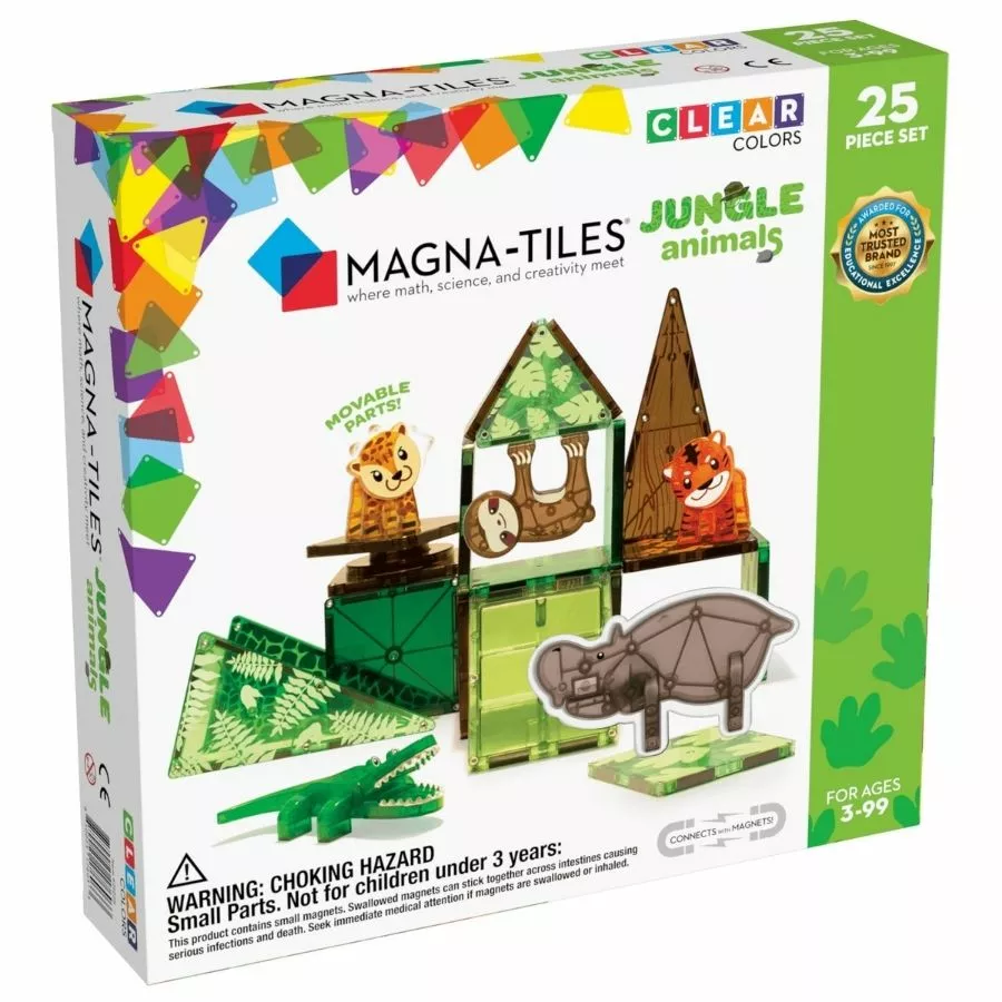 Magna-Tiles: Jungle Animals 25 Piece Set Magnetic Tiles 3 Magna-Tiles: Jungle Animals 25 Piece Set Magnetic Tiles