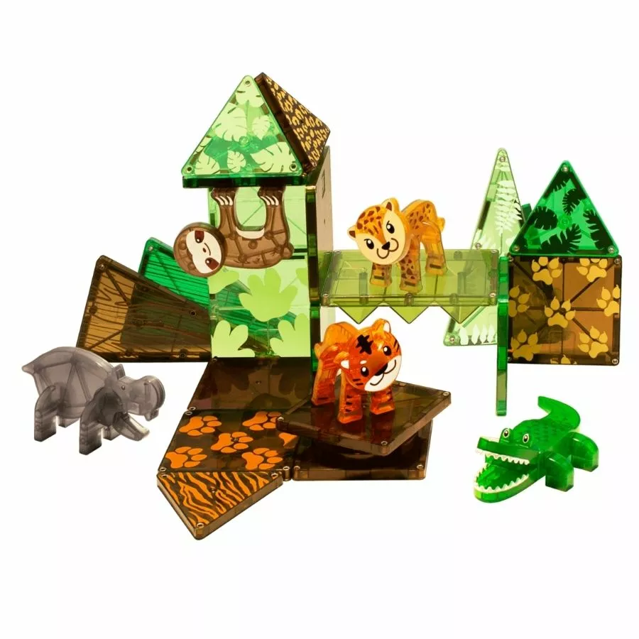 Magna-Tiles: Jungle Animals 25 Piece Set Magnetic Tiles 5 Magna-Tiles: Jungle Animals 25 Piece Set Magnetic Tiles - Image 3