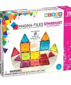 Magna-Tiles - Stardust 15-Piece Set Magnetic Tiles