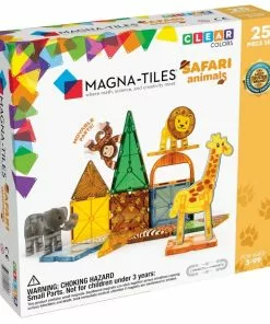 Magna-Tiles - Safari Animals 25-Piece Set Magnetic Tiles