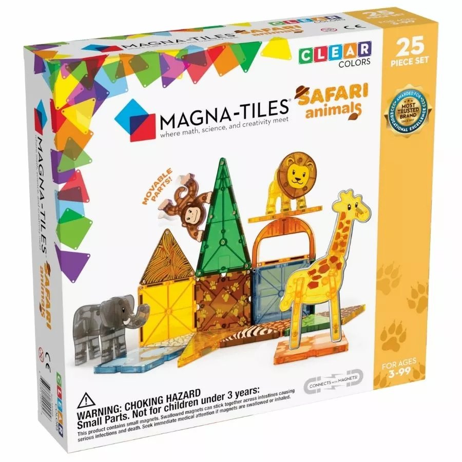 Magna-Tiles - Safari Animals 25-Piece Set Magnetic Tiles 3 Magna-Tiles - Safari Animals 25-Piece Set Magnetic Tiles